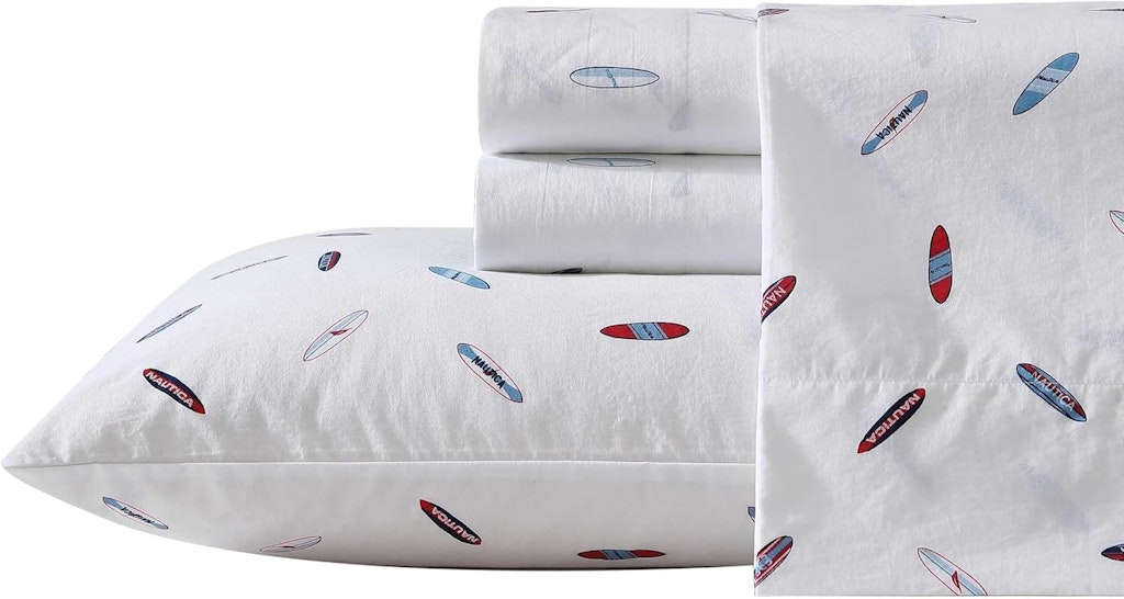 Nautica Cotton Percale Queen Bedding Set: $41