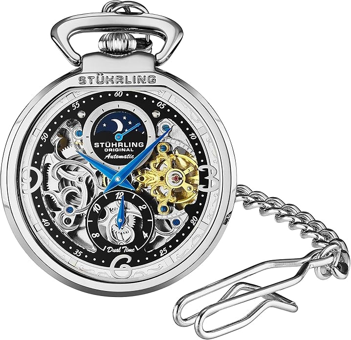 Stuhrling Orignal Men's Automatic Pocket Watch : $200 Stuhrling Orignal Men's Automatic Pocket Watch : $200