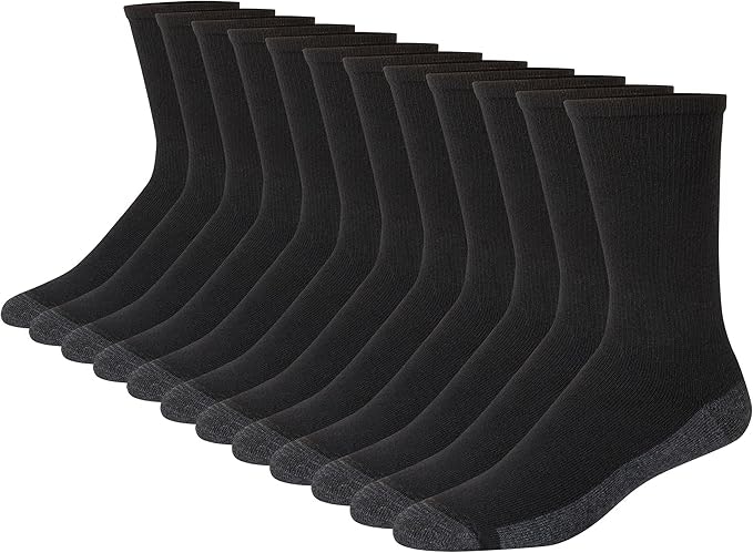 Hanes Men's Max Cushioned Socks 12-Pack: $14 Hanes Men's Max Cushioned Socks 12-Pack: $14