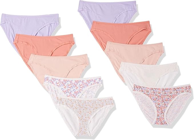 Amazon Essentials Women's Bikini Brief 10-Pack: $7.33 Amazon Essentials Women's Bikini Brief 10-Pack: $7.33