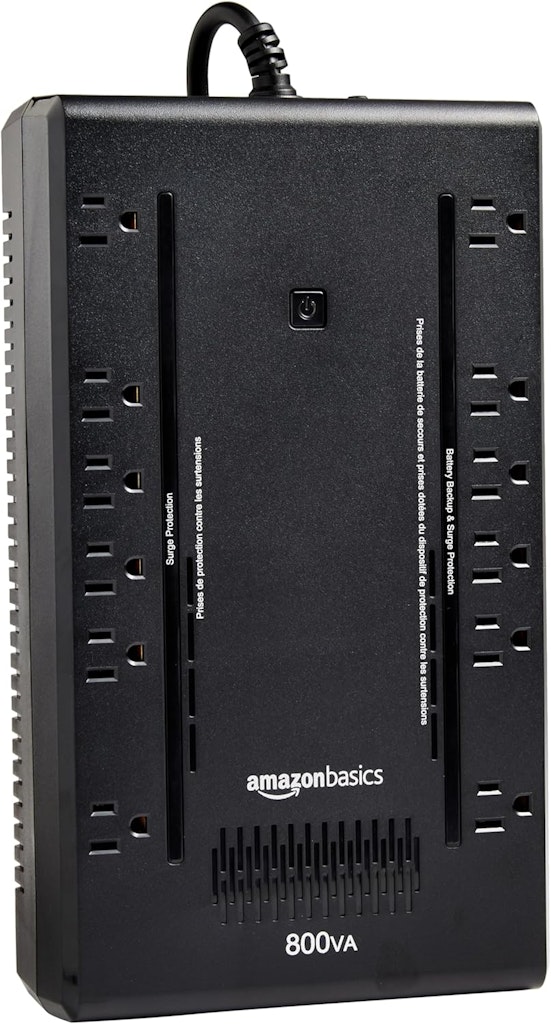 Amazon Basics UPS Battery Backup & Surge Protector : $55 Amazon Basics UPS Battery Backup & Surge Protector : $55