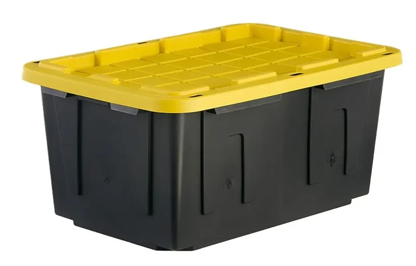 Project Source Commander 27-Gallon Heavy Duty Tote w/ Lid: $7.98 for members in cart