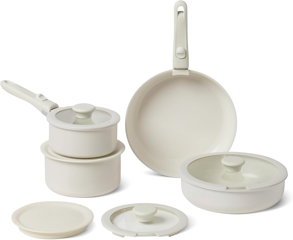 Amazon Basics 11-Piece Ceramic Nonstick Cookware Set: $36.23 Amazon Basics 11-Piece Ceramic Nonstick Cookware Set: $36.23