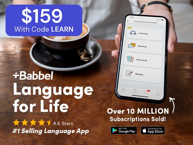 Babbel Language Learning: Lifetime Subscription Promo at Stacksocial