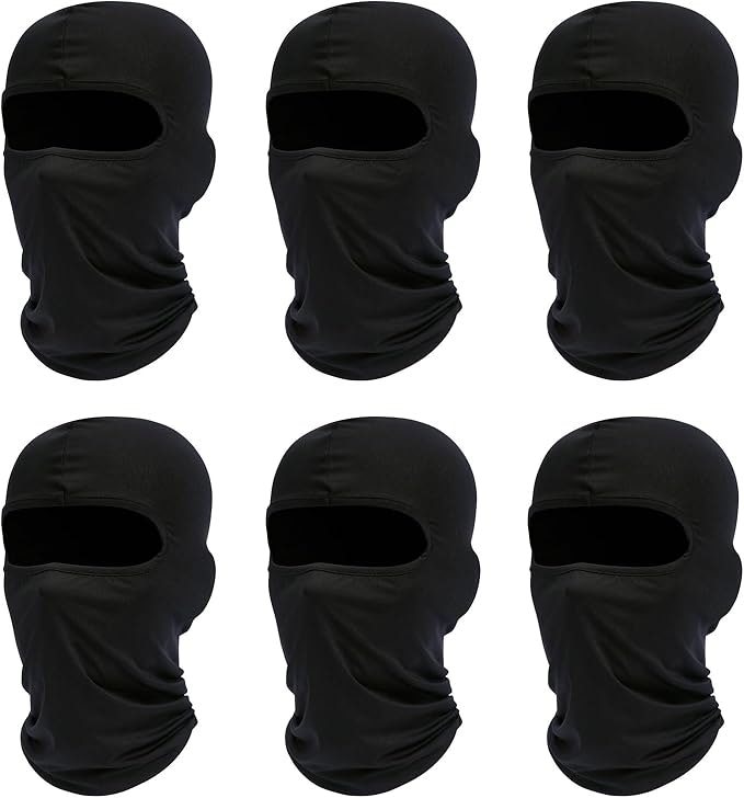 Balaclava Face Mask 6-Pack: $9.99