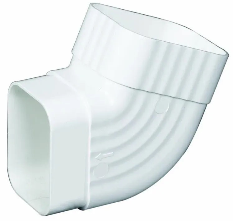 Amerimax 4.5" Vinyl Downspout Side Elbow: $2.98 Amerimax 4.5" Vinyl Downspout Side Elbow: $2.98