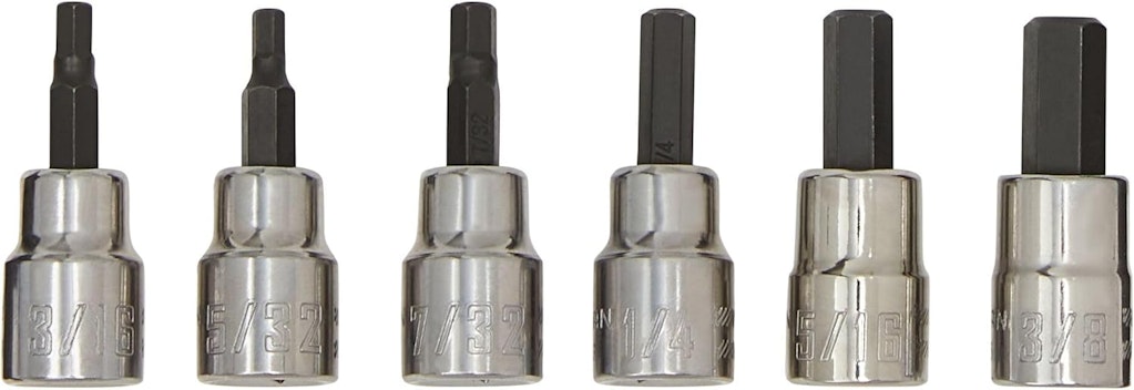 Craftsman 3/8" Drive 6-Piece SAE Hex Bit Socket Set: $19 Craftsman 3/8" Drive 6-Piece SAE Hex Bit Socket Set: $19