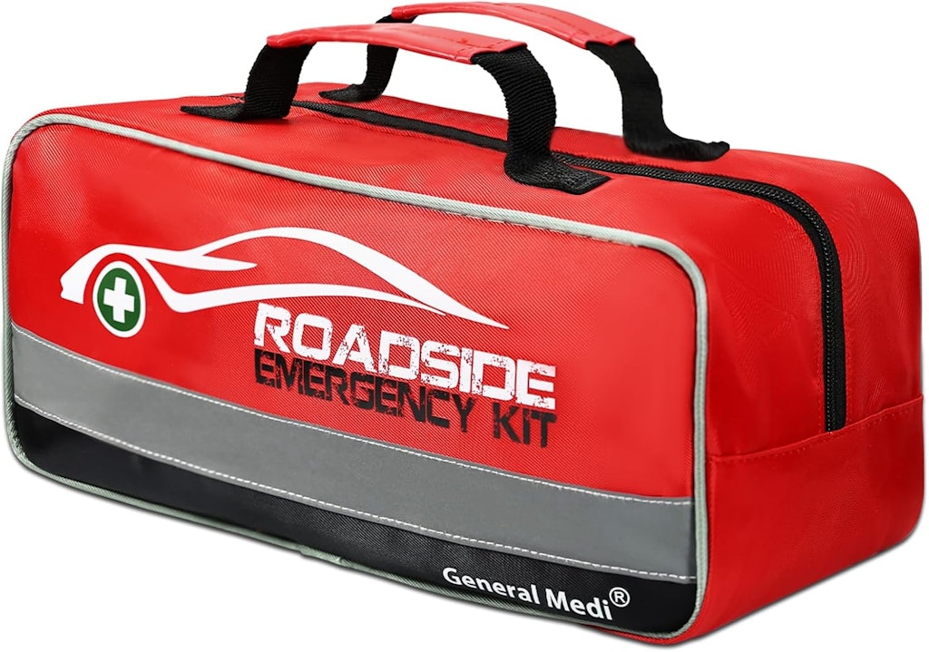General Medi 127-Pieces Roadside Car Emergency Kit: $29 General Medi 127-Pieces Roadside Car Emergency Kit: $29