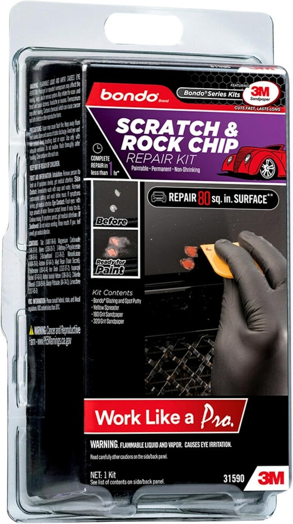 3M Bondo Scratch & Rock Chip Repair Kit: $14