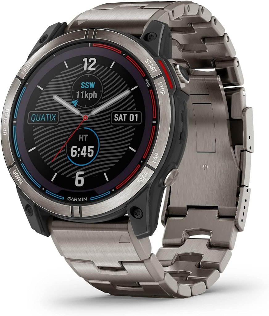 Garmin Quatix 7X Solar Edition Marine GPS Smartwatch: $550 Garmin Quatix 7X Solar Edition Marine GPS Smartwatch: $550