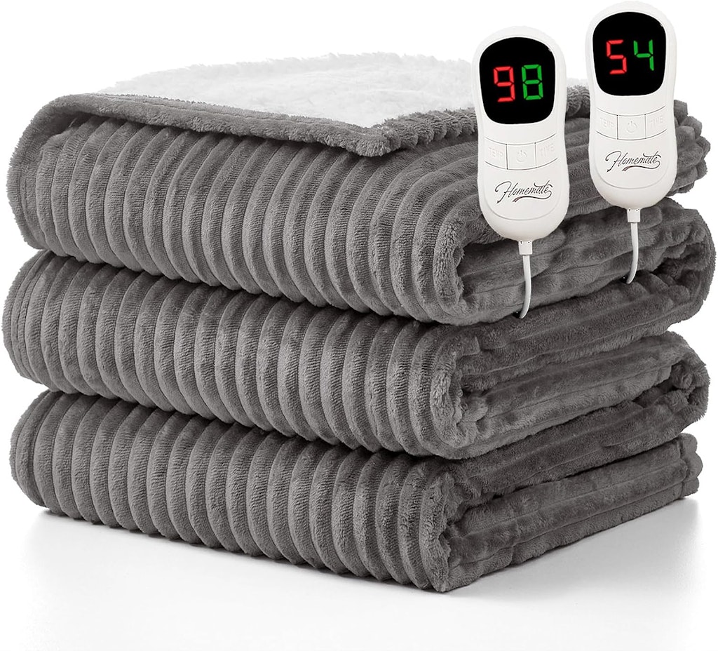 Homemate 84" x 90" Electric Heated Blanket: $49 Homemate 84" x 90" Electric Heated Blanket: $49