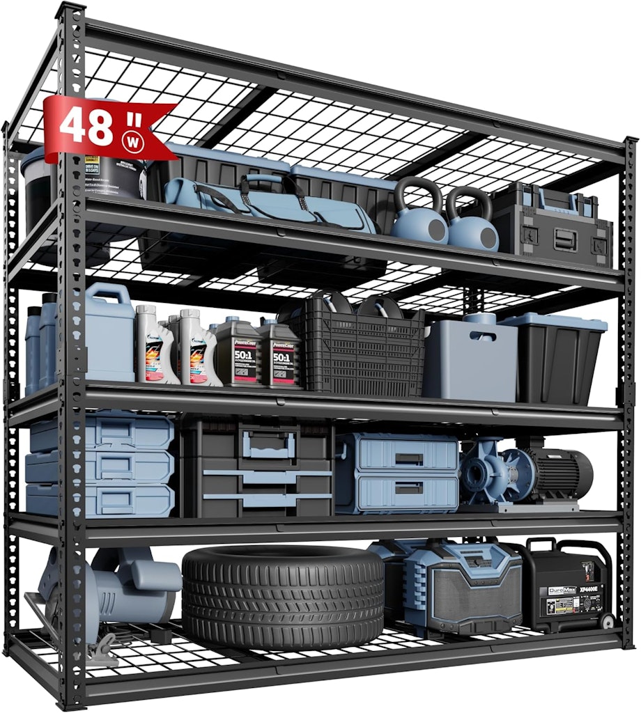 Fleximounts Heavy Duty 5-Tier Garage Shelving: $95