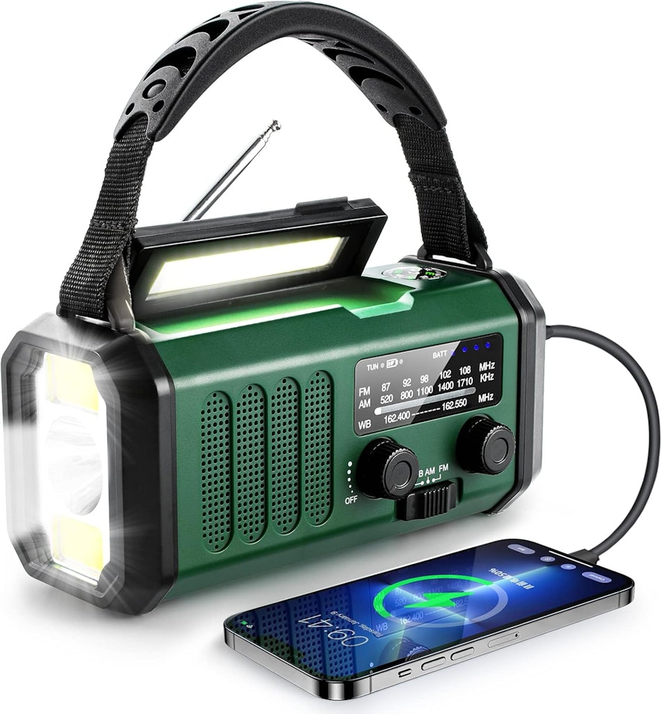 Leaton 10,000mAh Hand Crank Emergency Weather Radio: $33 w/ Prime Leaton 10,000mAh Hand Crank Emergency Weather Radio: $33 w/ Prime