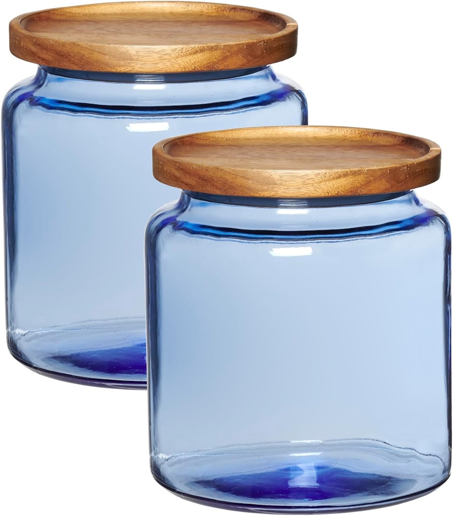 Anchor Hocking 96-oz. Coastal Blue Jar Set: $19