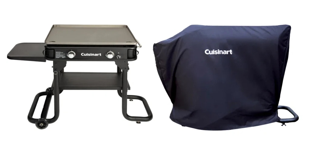 Cuisinart 28" Two Burner Gas Griddle And Cover: $170 Cuisinart 28" Two Burner Gas Griddle And Cover: $170