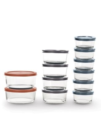 Art & Cook 24-Piece Glass Food Storage Set: $24.93