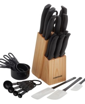 Farberware Soft Grip 25-Piece Cutlery Set w/ Kitchen Tools: $19.86