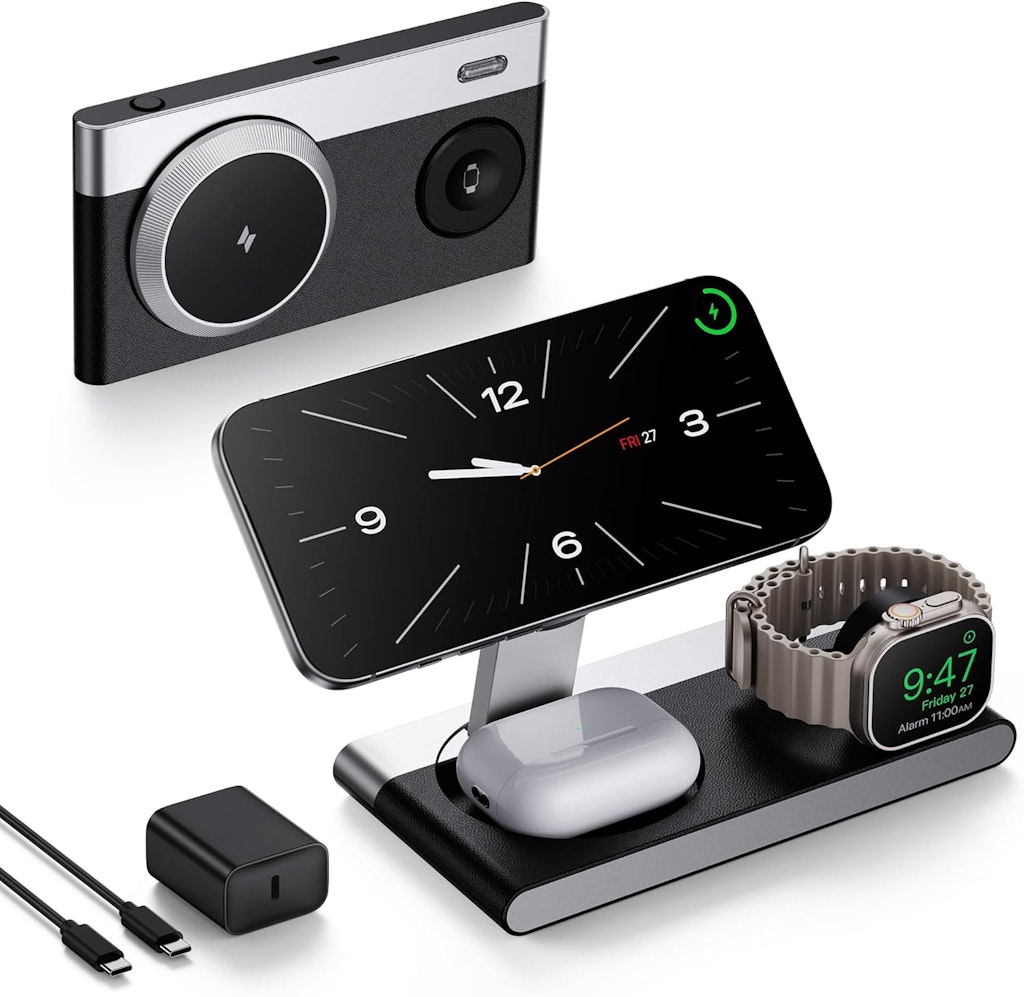 3-in-1 Magnetic Wireless Charger for Apple Devices: $16 w/ Prime 3-in-1 Magnetic Wireless Charger for Apple Devices: $16 w/ Prime