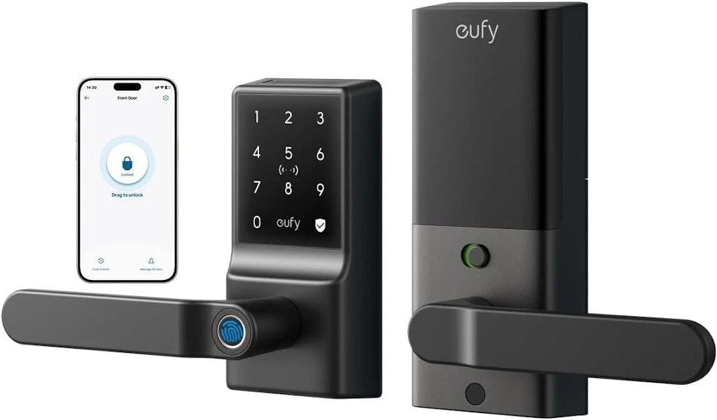 Certified Refurb eufy Smart Lock C33 Keyless Fingerprint Door Lock: $104