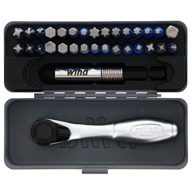 Wiha TerminatorBlue 32-Piece 1/4" x 1" Impact Driver Bit Set: $17