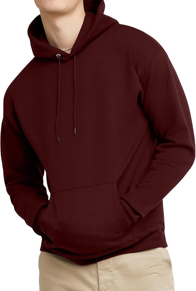 Hanes Men's EcoSmart Midweight Pullover Hoodie: $8.50