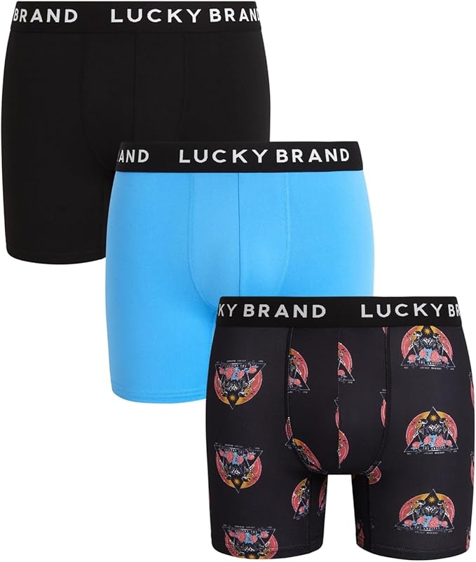 Lucky Brand Men's Super Soft Boxer Briefs 3-Pack (XL only): $9.99