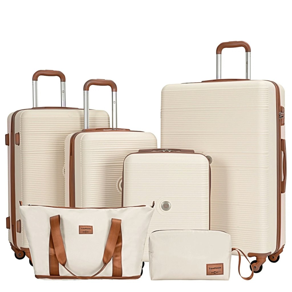 Travelhouse 6-Piece Hardshell Luggage Set: $66 Travelhouse 6-Piece Hardshell Luggage Set: $66
