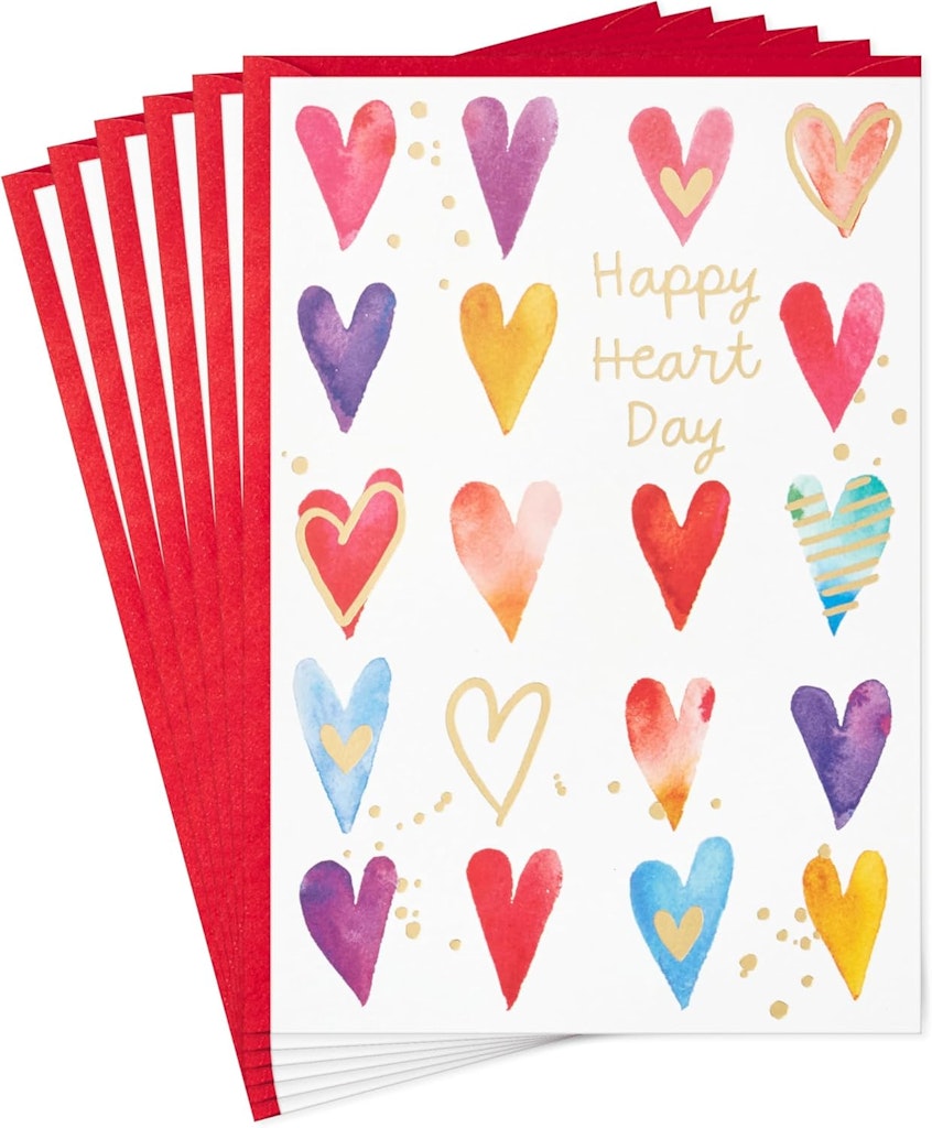 Hallmark Valentines Day Card 6-Pack: $3.99