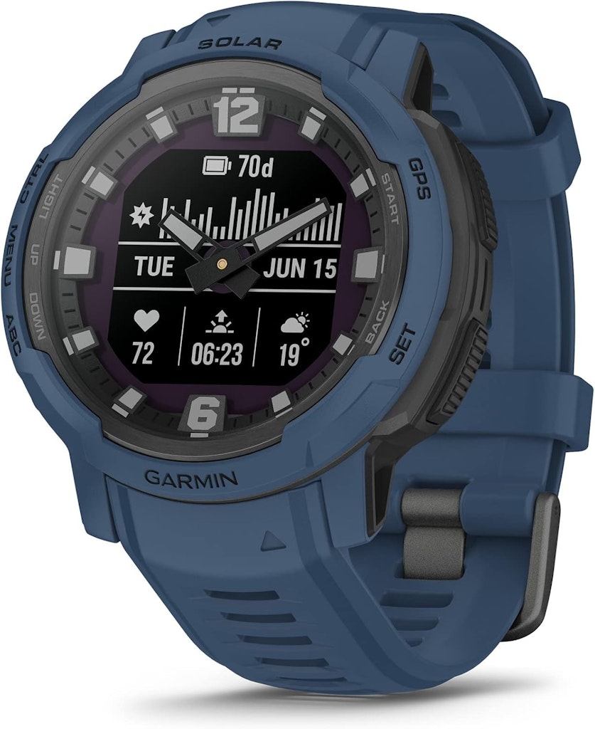Garmin Instinct Crossover Solar Hybrid Smartwatch : $250 Garmin Instinct Crossover Solar Hybrid Smartwatch : $250