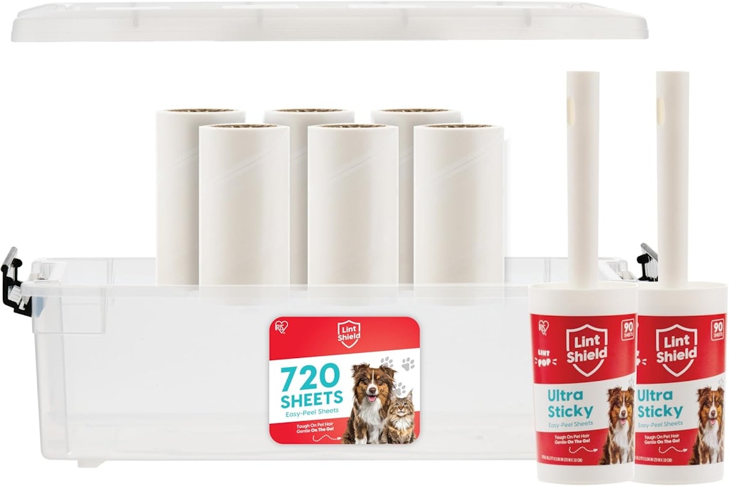 IRIS USA Extra Sticky Lint Roller Standard Pack: $9.48 IRIS USA Extra Sticky Lint Roller Standard Pack: $9.48