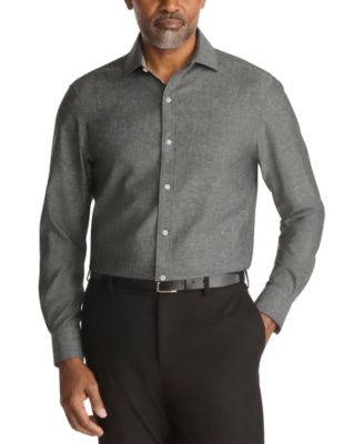 Tommy Hilfiger Men's Regular Fit Linen Dress Shirt: $17.56
