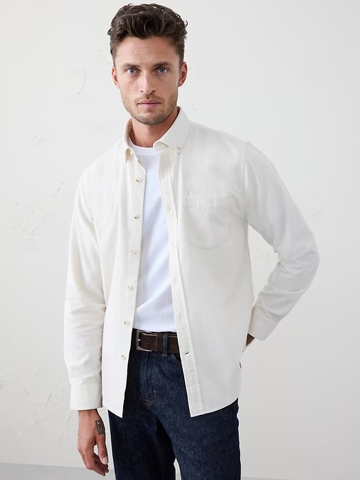 Banana Republic Factory Men's Slim-Fit Fine Wale Corduroy Shirt: $8.98 Banana Republic Factory Men's Slim-Fit Fine Wale Corduroy Shirt: $8.98