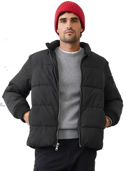 Banana Republic Factory Utility Puffer Jacket: $49.98