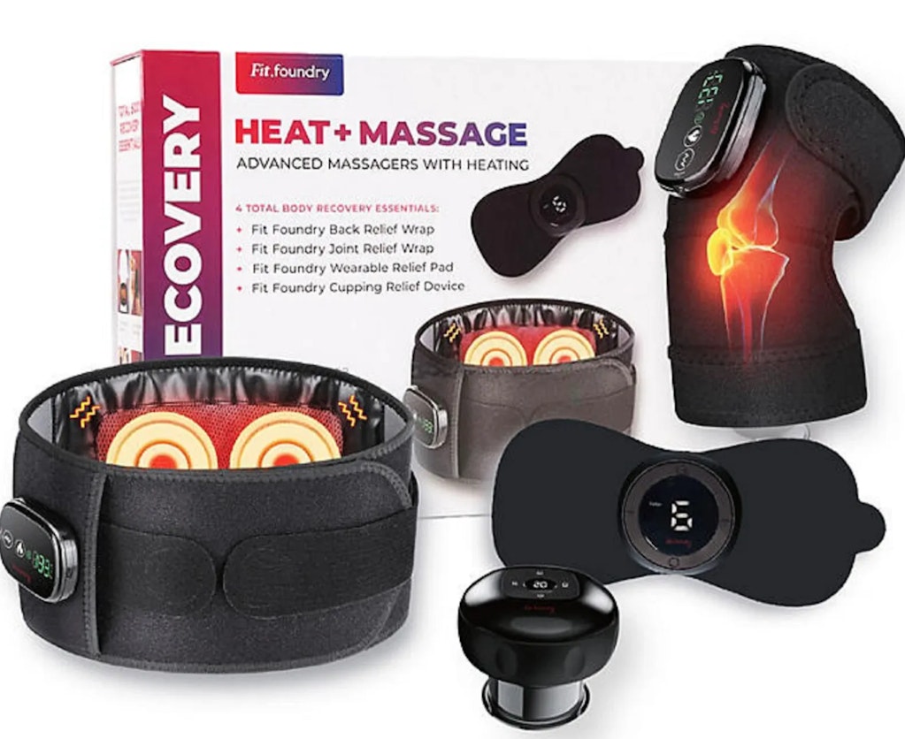 Fit Foundry 4-in-1 Heat & Massage Recovery Pack: $45