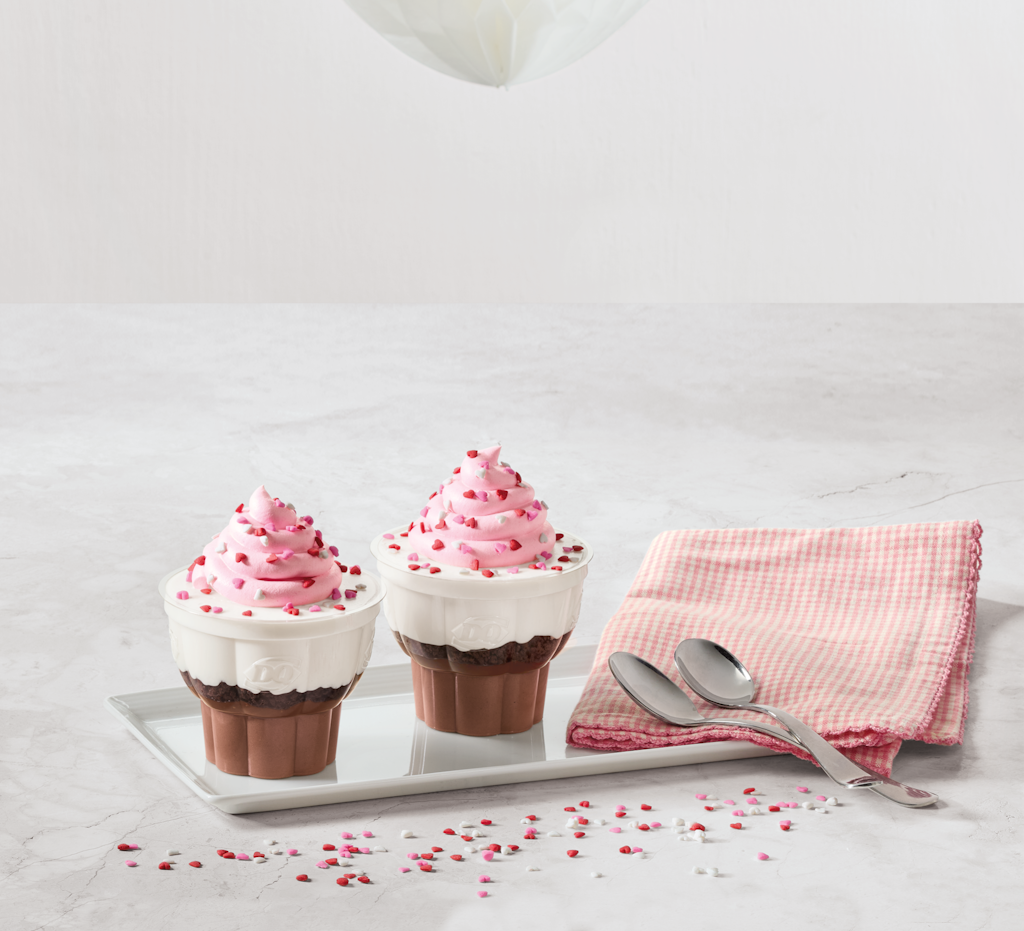 Dairy Queen Valentine's Cupcakes: 2 for $6 Dairy Queen Valentine's Cupcakes: 2 for $6