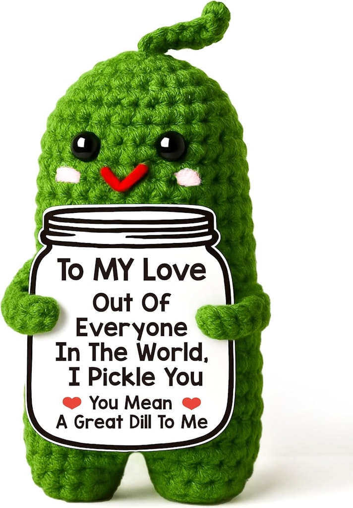 Valentine's Handmade Crochet Pickle : $10