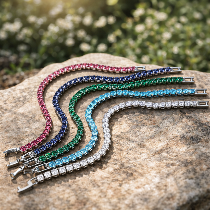 Classic Lab Created Tennis Bracelet: $14 Classic Lab Created Tennis Bracelet: $14