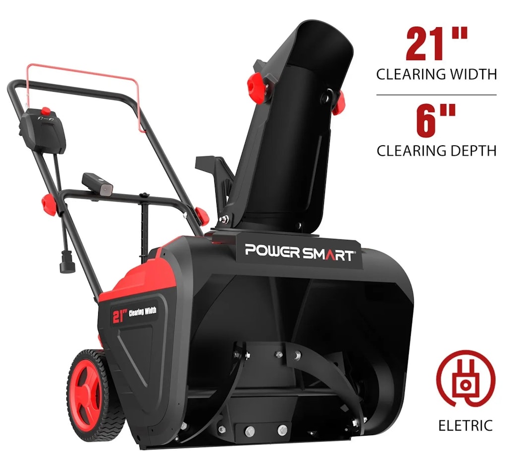 PowerSmart 21" Electric Snow Blower: $140