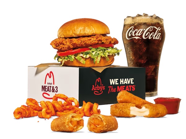Arby's Meat & 3: $7.99