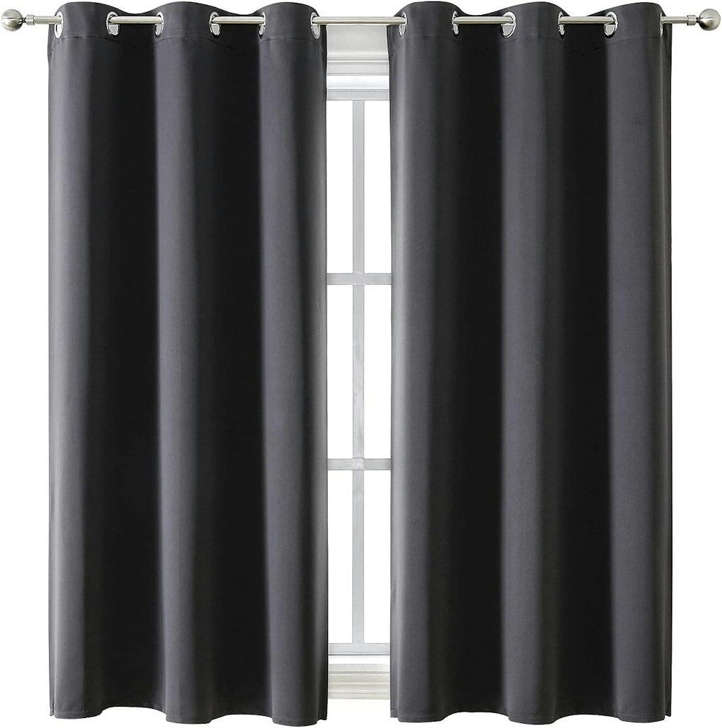 ChrisDowa 42" x 63" Grommet Blackout Curtains: $12 ChrisDowa 42" x 63" Grommet Blackout Curtains: $12