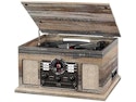Victrola The Quincy 6-in-1 Bluetooth Record Player & Multimedia Center for $60 + free shipping w/ Prime