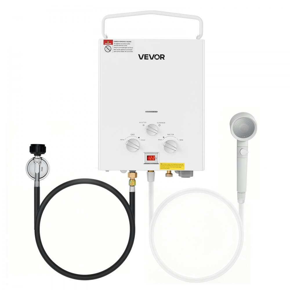 Vevor 6L Portable Propane Water Heater w/ Accessory Set: $77.80 Vevor 6L Portable Propane Water Heater w/ Accessory Set: $77.80