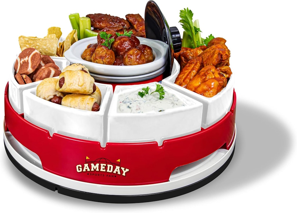 Nostalgia Game Day Lazy Susan Appetizer Server: $24.99 Nostalgia Game Day Lazy Susan Appetizer Server: $24.99
