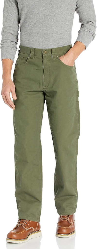 Amazon Essentials Men's Relaxed-Fit Carpenter Utility Pants: $16 Amazon Essentials Men's Relaxed-Fit Carpenter Utility Pants: $16