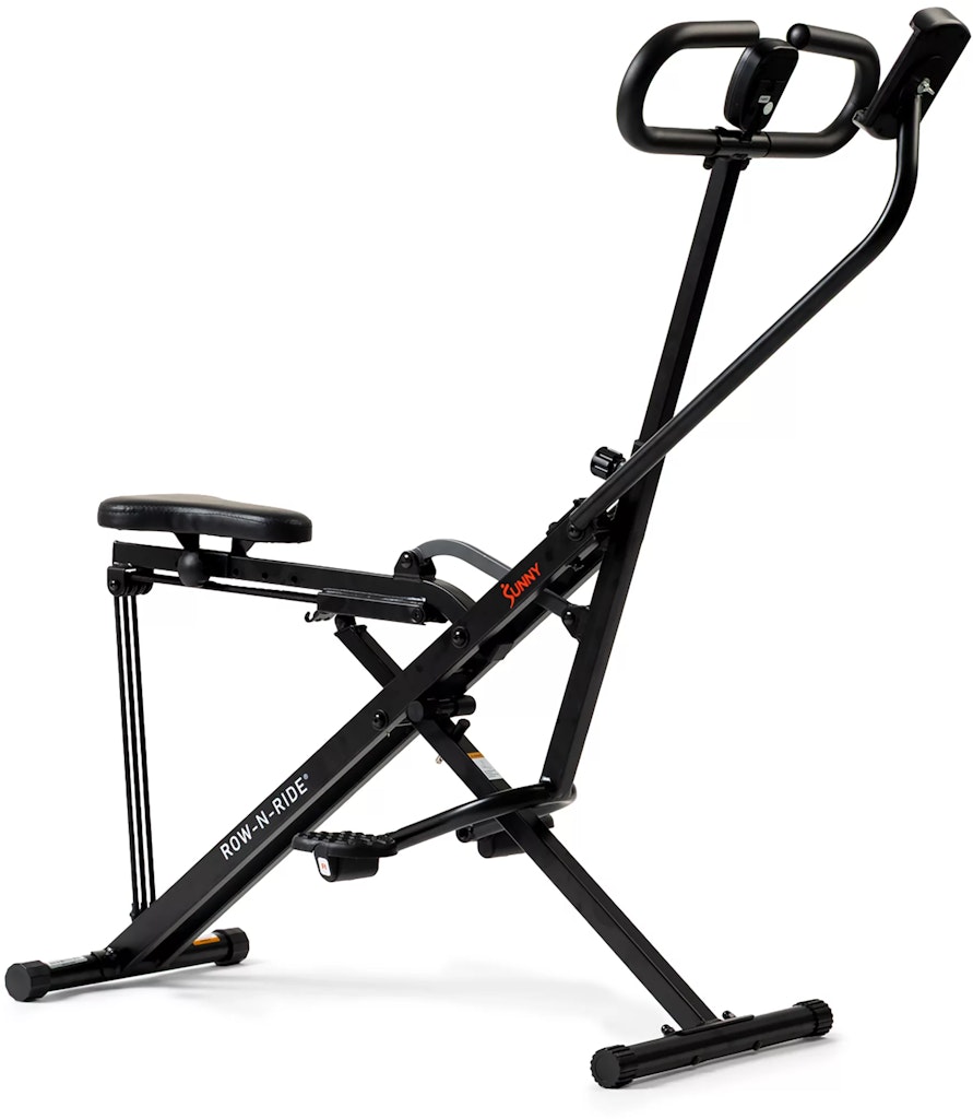  Sunny Health Smart Row N Ride Squat Machine : $50