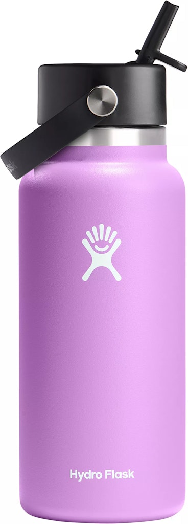  Hydro Flask 32-oz. Wide Mouth Bottle with Flex Straw Cap : $12