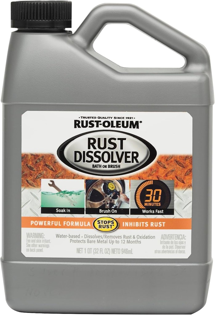 Rust-Oleum Quart of Heavy-Duty Rust Remover: $9.98 Rust-Oleum Quart of Heavy-Duty Rust Remover: $9.98