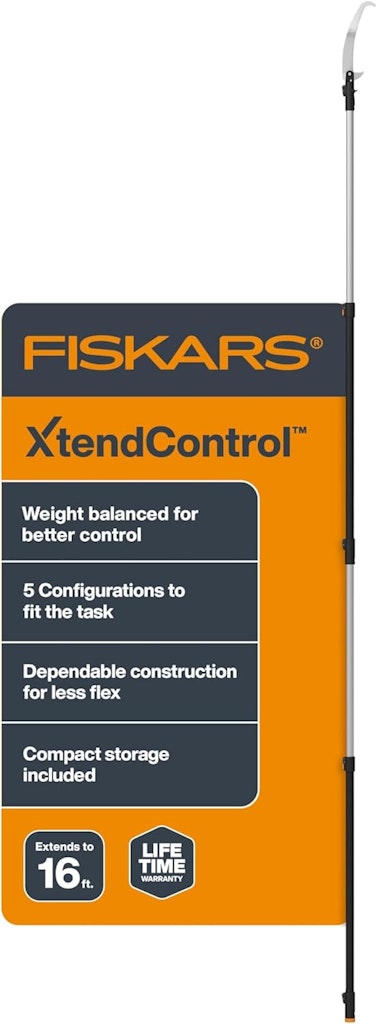 Fiskars 12-Foot Extendable Tree Pruner with Saw: $94 Fiskars 12-Foot Extendable Tree Pruner with Saw: $94