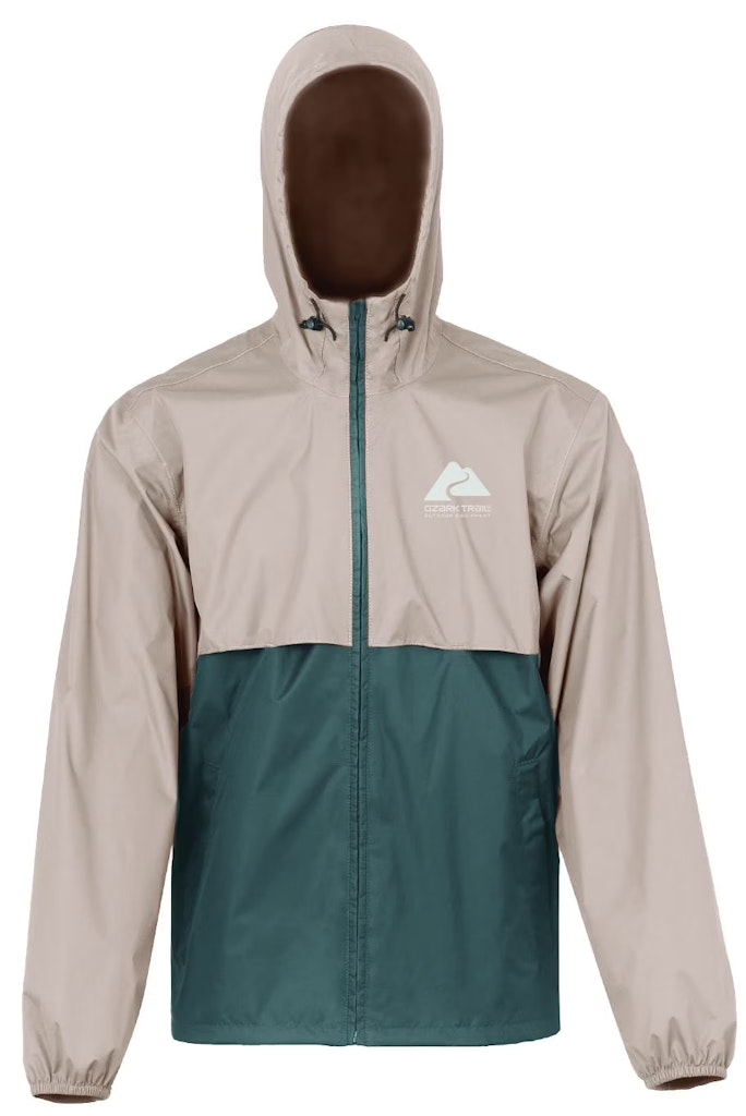 Ozark Trail Men's / Women's Packable Rain Jacket (XL/XXL only): $25.88