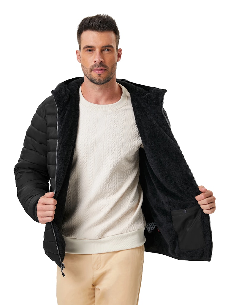Hawke & Co Men's Fleece Lined Puffer Jacket: $19.98
